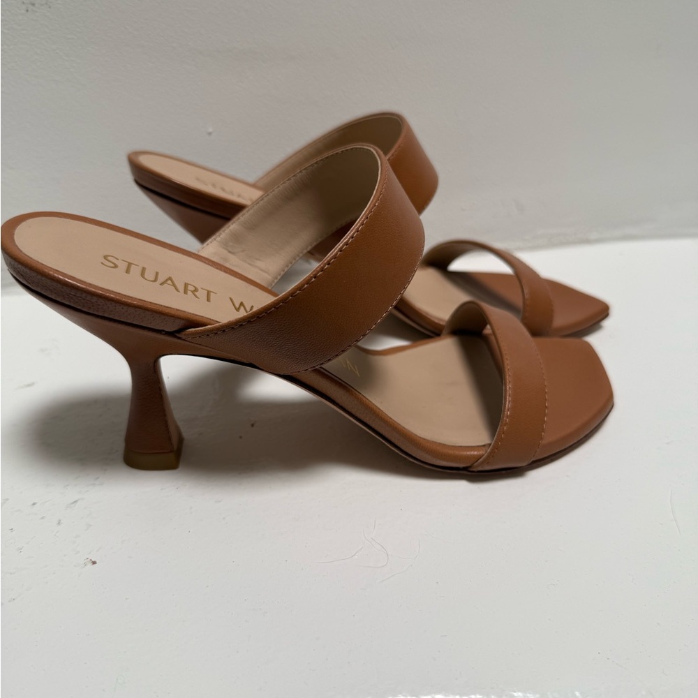 Stuart Weitzman Tan Heeled sandals